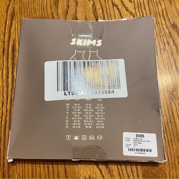 Seamless Sculpt High Waist Brief Size XL Color Onyx - Picture 5 of 6